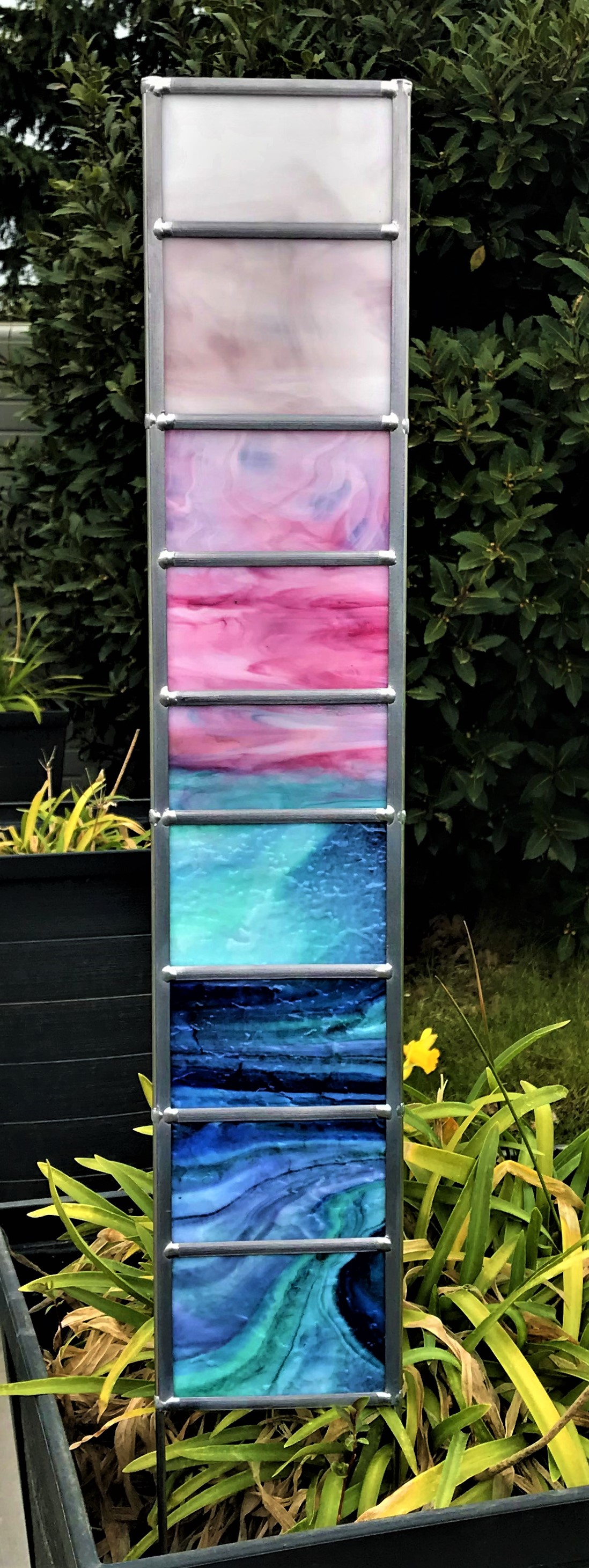 Sunrise over restless waters